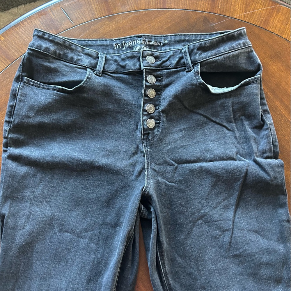Maurices Black Flare Jeans